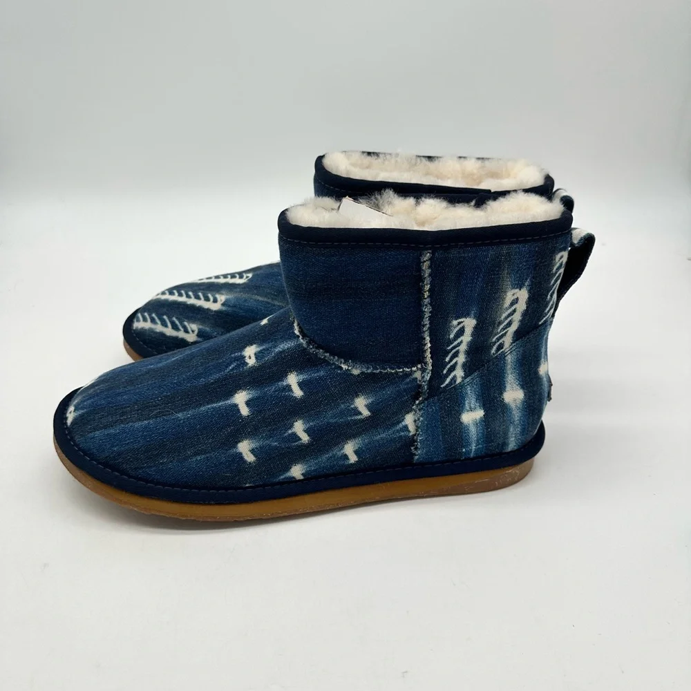 Australia Luxe Collective Men's Heritage Cosy X Short Indigo Boots size 11 NWT - Picture 2 of 5